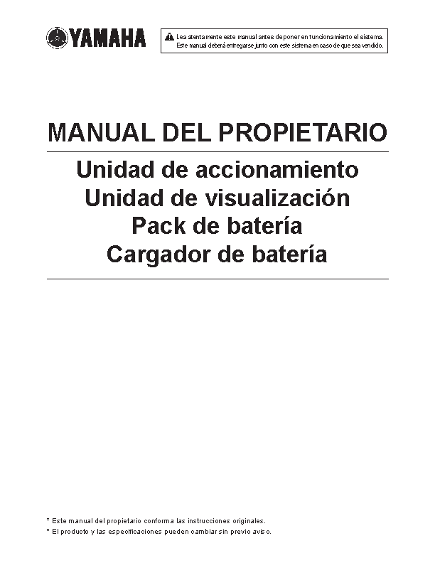 Yamaha Basic manual X2Y1_MY22_EUR_Spanish
